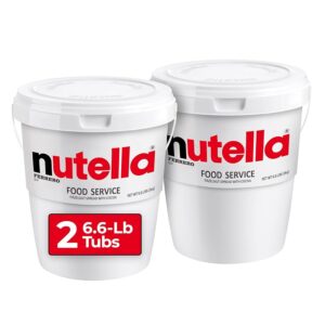 Nutella Hazelnut Spread – 6.6 lb. Tub & Jars