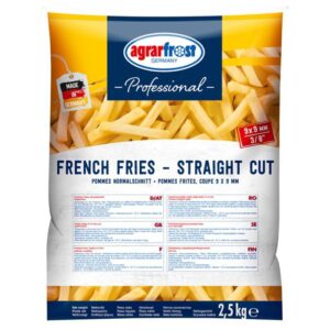 Agrarfrost Frozen Fries 9×9 mm – 2.5 kg