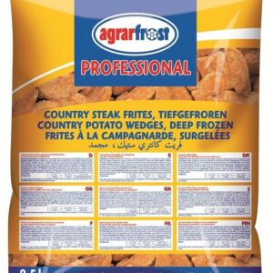 Agrarfrost Seasoned Potato Wedges (Skin On) – 2.5 kg