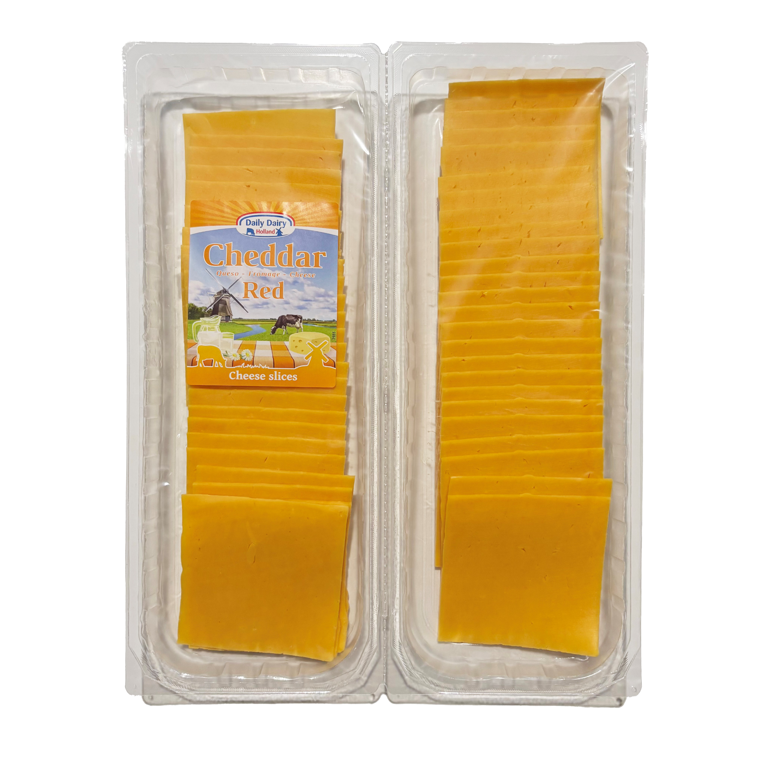 Cheddar Rode plakjes 2x500gr