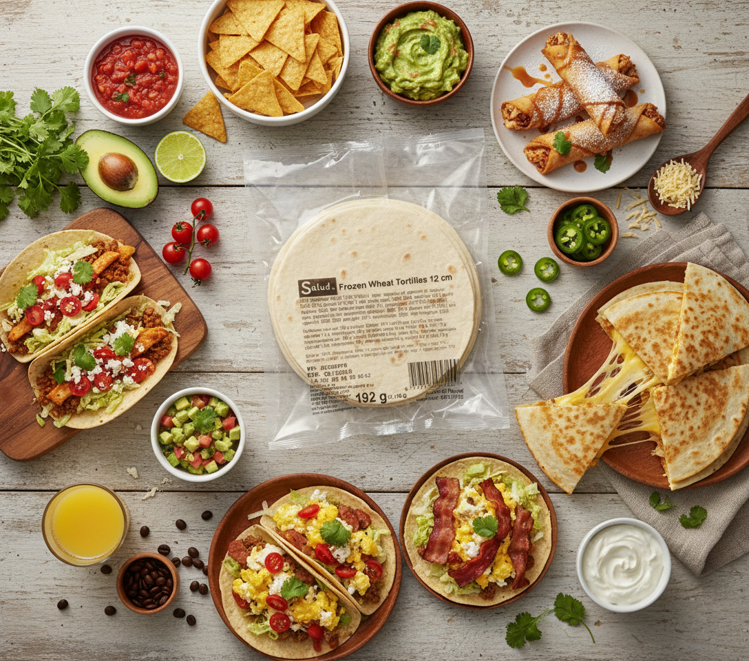 Tarwemeeltortilla 12 cm - 12 Stukken