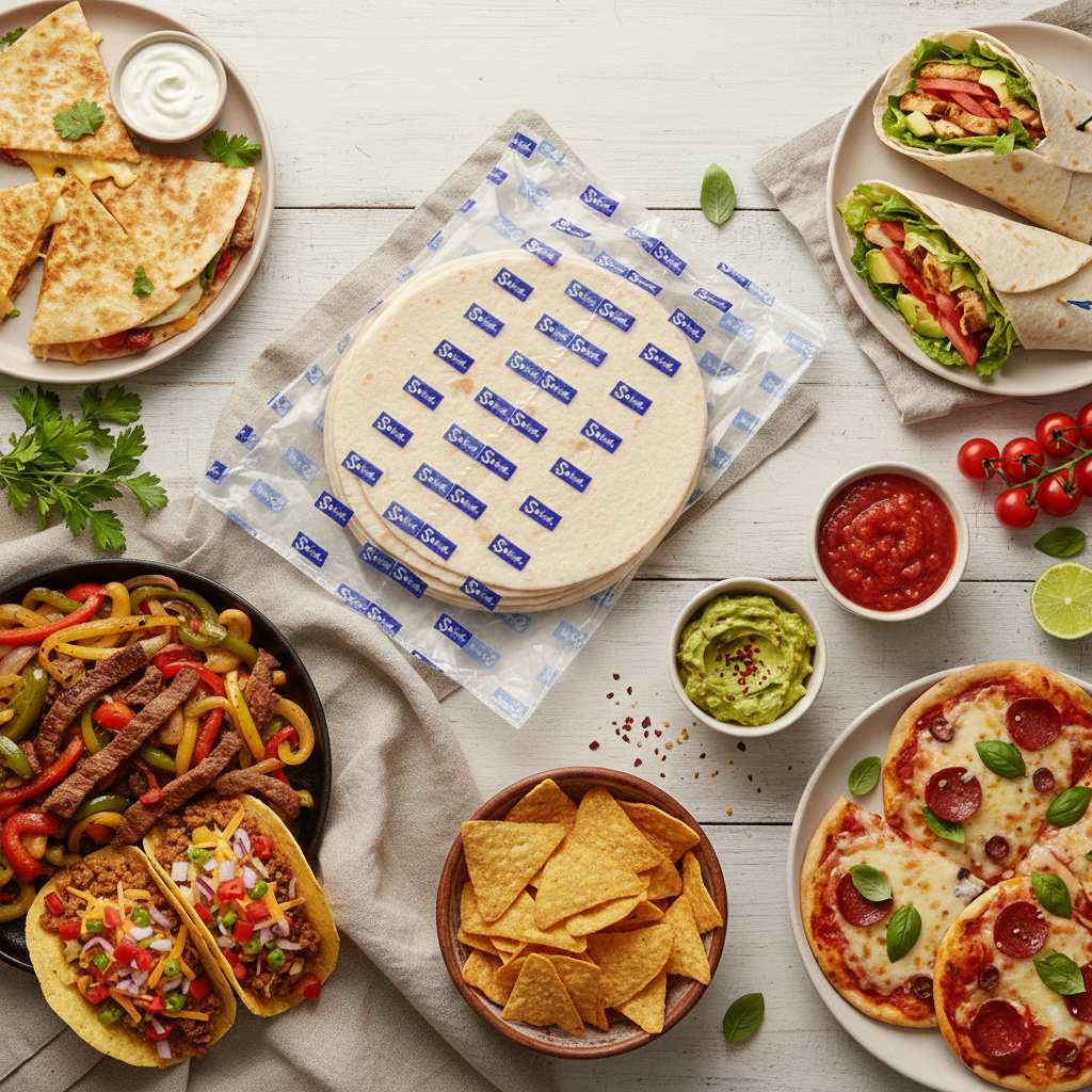 Salud Wheat Tortillas 20 cm - 18 Pieces