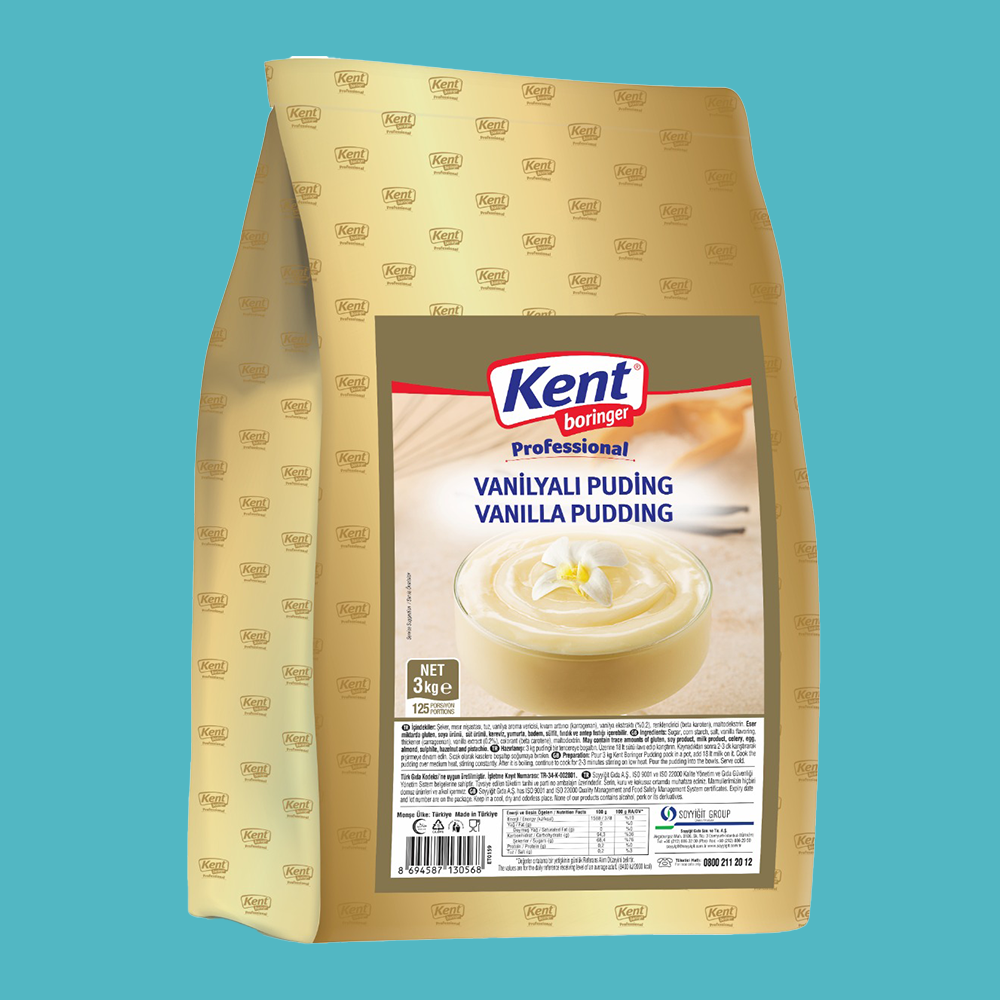 Kent Boringer Vanilla Pudding – 3 Kg